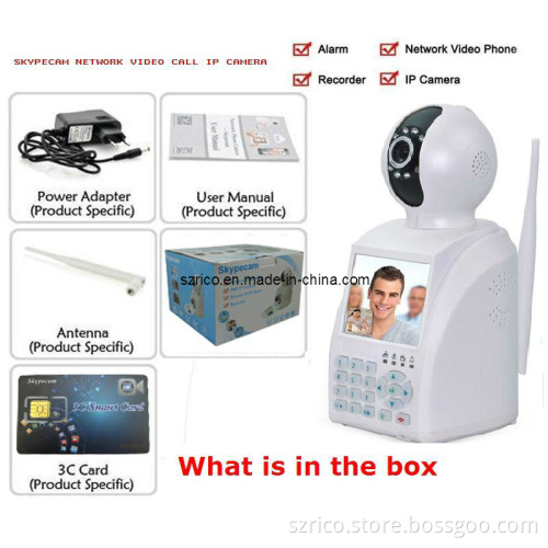 Wireless Free Video Call Visual Network/IP Camera (WV3501-W)